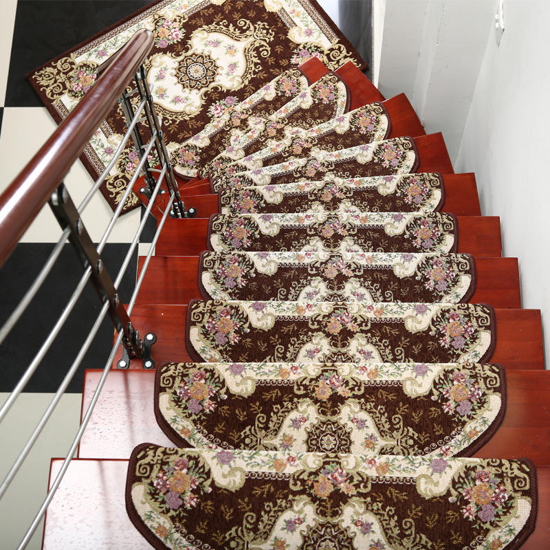 Home Textiles Plaid - 13-częściowy zestaw antypoślizgowych stopień schodów Dywan