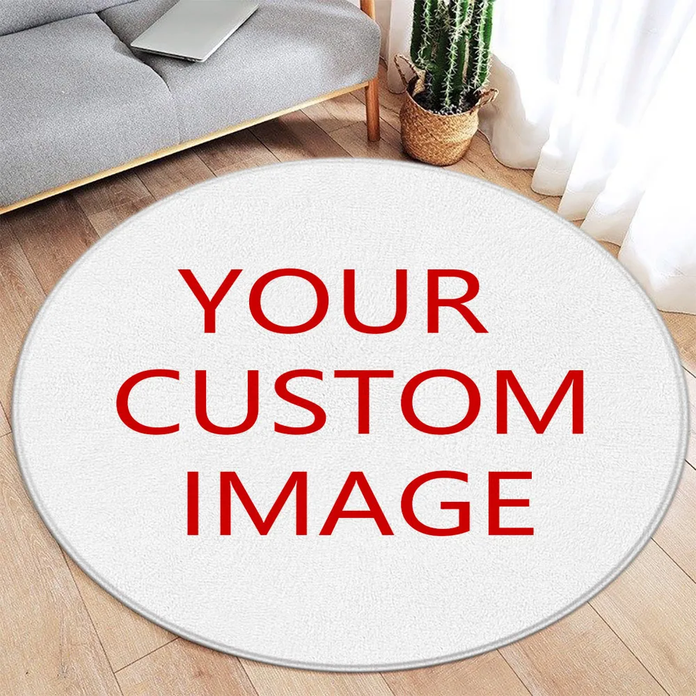Home Textiles Rug - Okrągły dywan z motywem zwierząt z