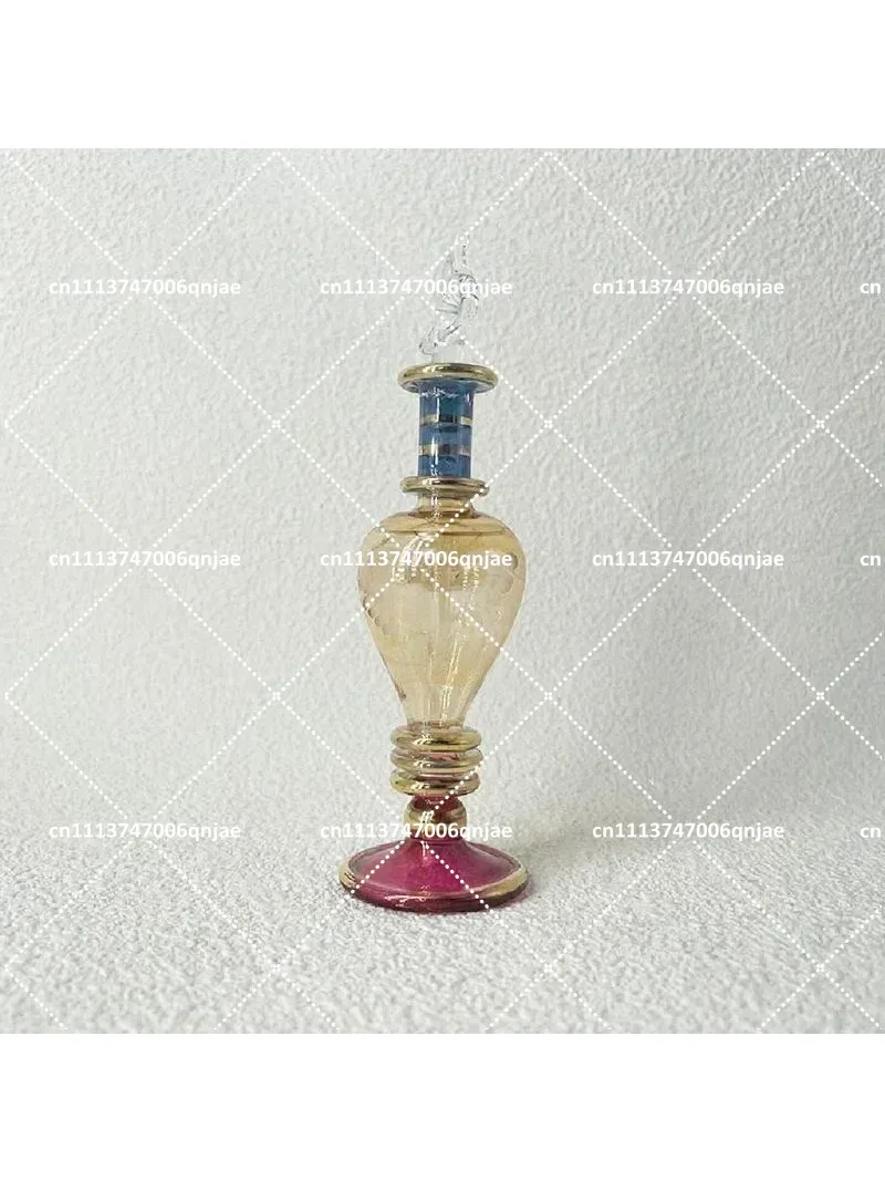 Home Textiles And Decor - 10cm Ręcznie Robiona Wielokolorowa Szklana Butelka