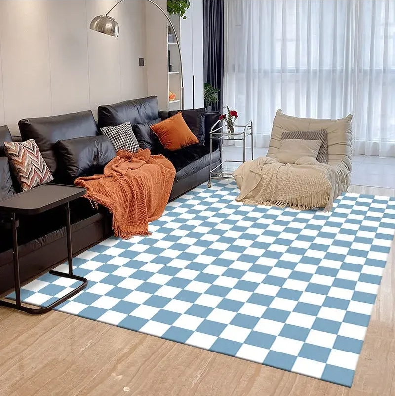 VIKAMA Dywan w szachownicę Pok – Home Textiles Plaid recenzja i cena