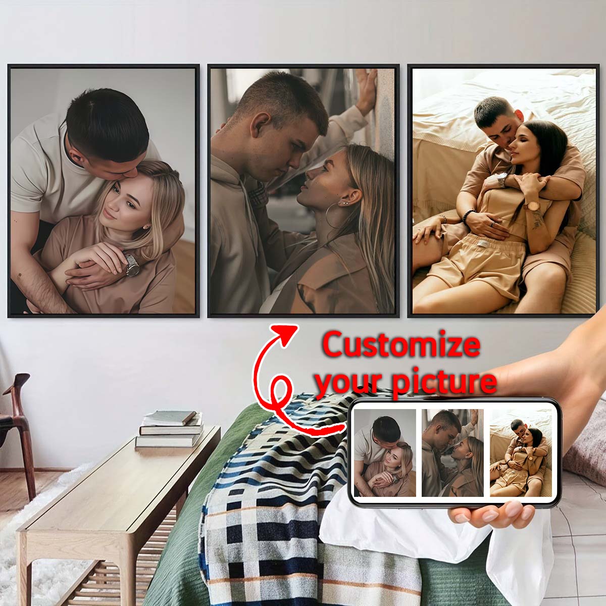 Tryptych - 2D Personalizowany  – Home And Textiles recenzja i cena