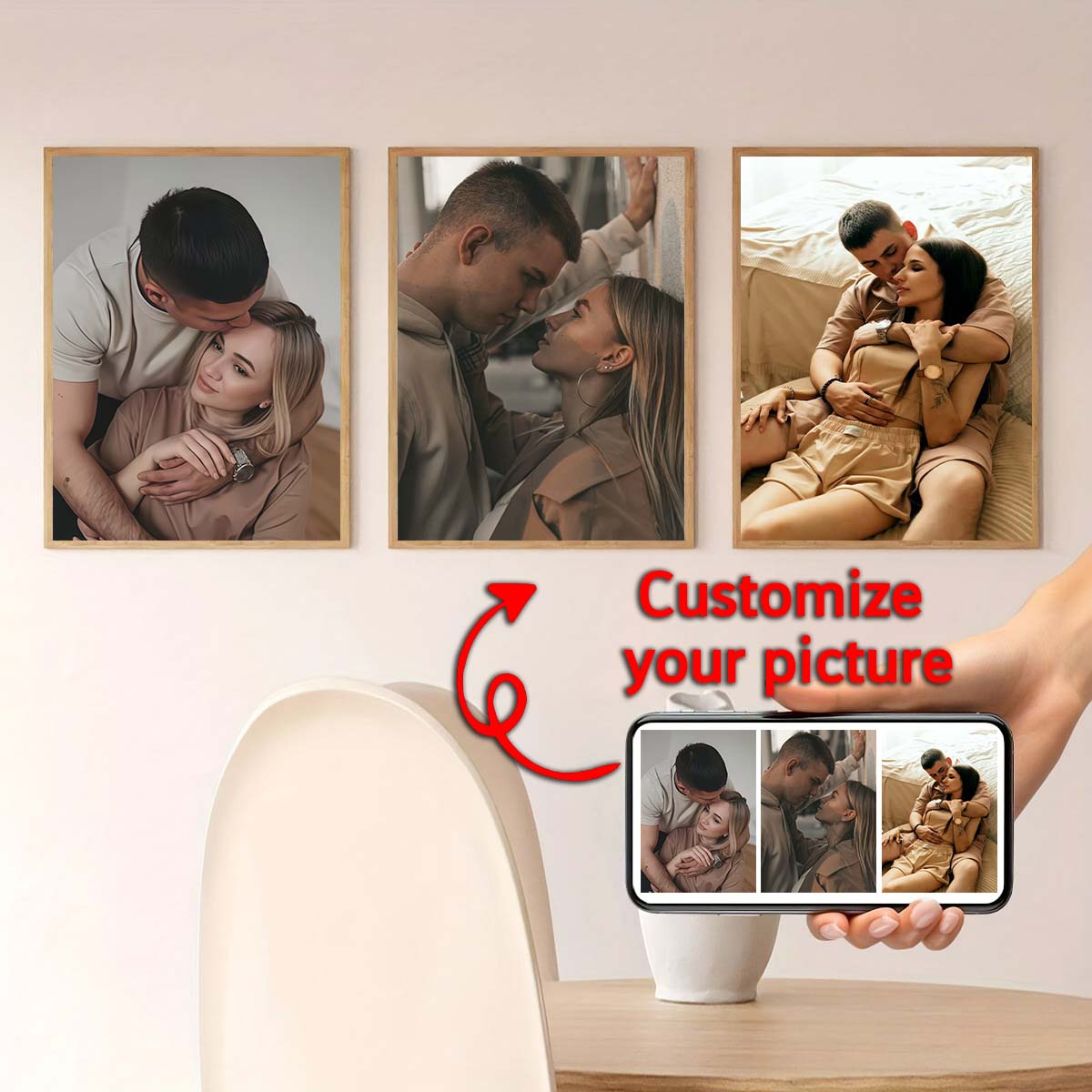 Tryptych - 2D Personalizowany  – Home And Textiles recenzja i cena