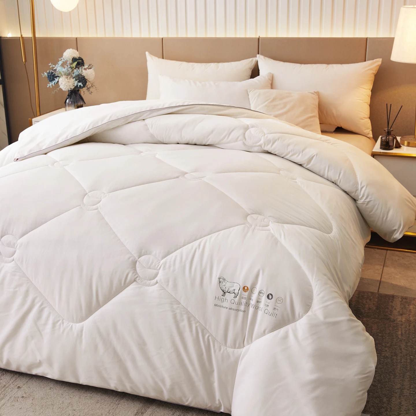 Luksusowa, w 100% wełniana, gr – Duvet Insert White recenzja i cena