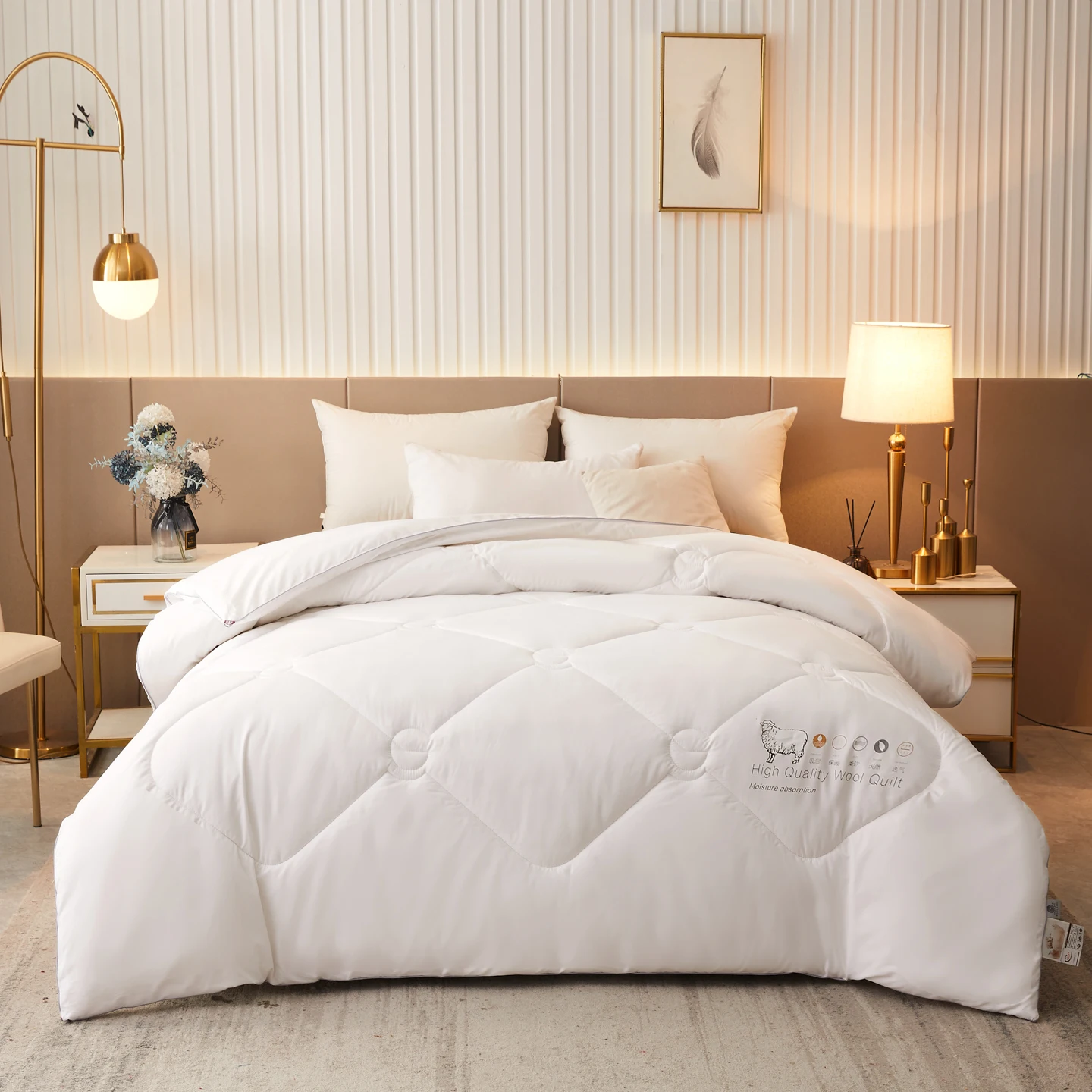 Luksusowa, w 100% wełniana, gr – Duvet Insert White recenzja i cena