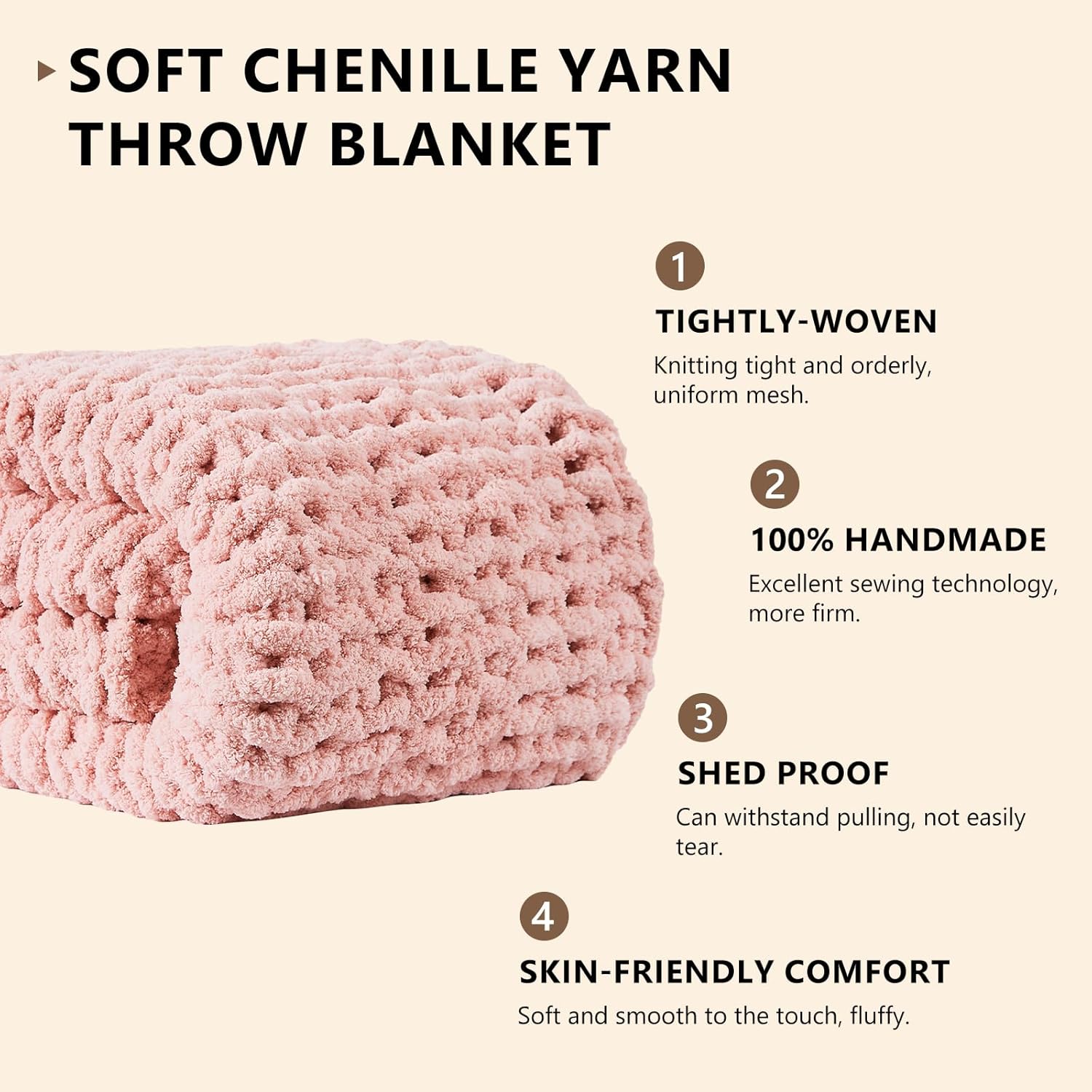 Chunky Knit Blanket Throw Chen – Throw Blanket Chunky Knit recenzja i cena