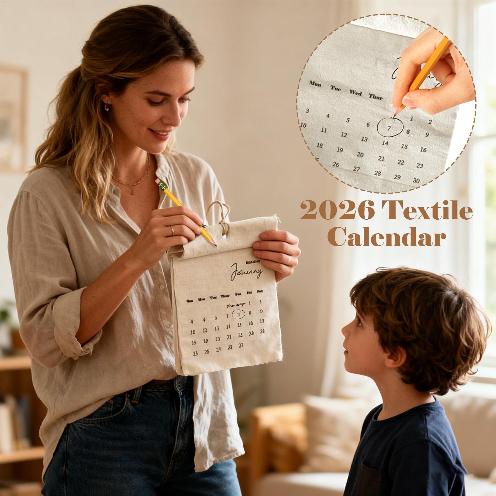 Kalendarz ścienny z tkaniny na – Home Textiles And Decor recenzja i cena