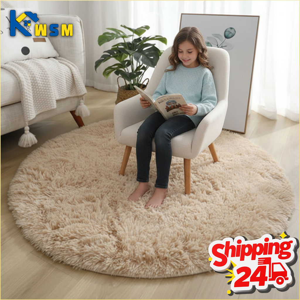 Super Miękki, Puszysty Okrągły – Home Textiles Rug recenzja i cena