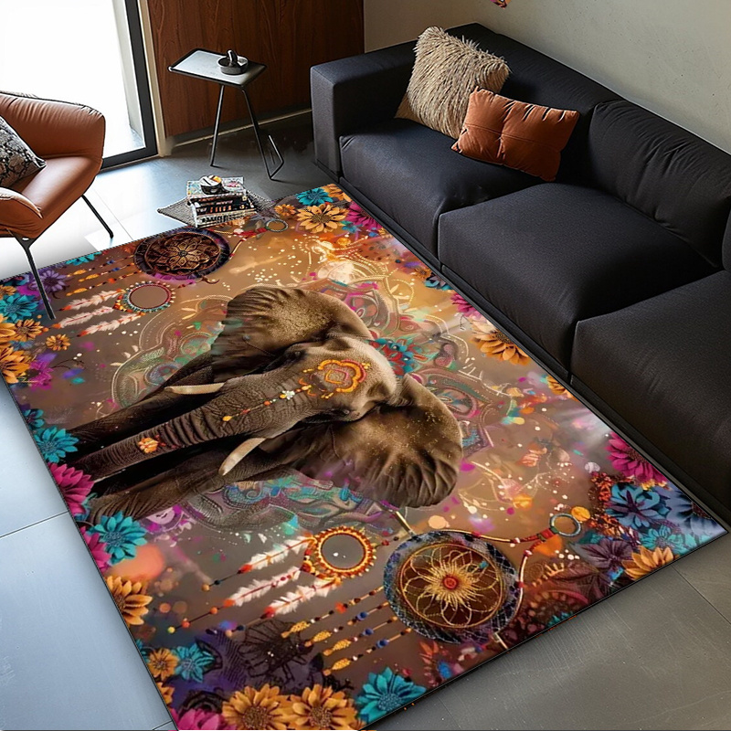 Dywan Mandala ze słoniem: Etni – Home Textiles Rug recenzja i cena