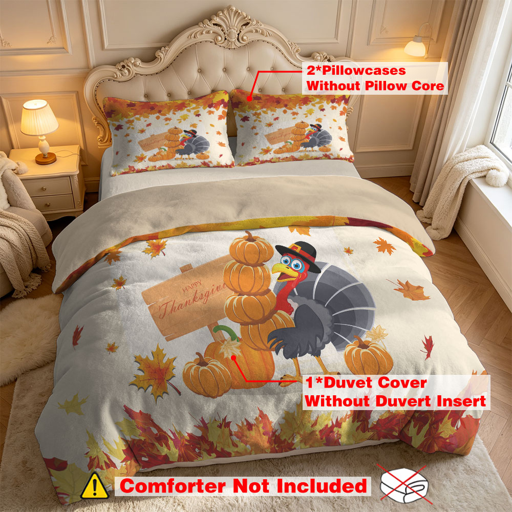 3-częściowy zestaw pościeli z  – Duvet Insert White recenzja i cena