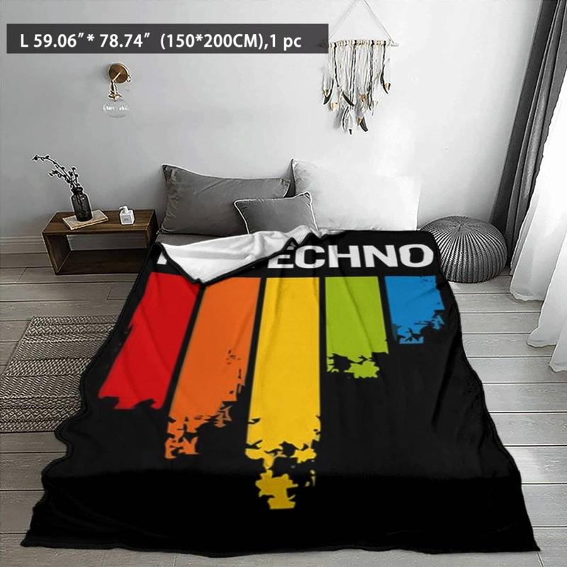 Koc Techno z motywem serca, id – Throw Blanket Chunky Knit recenzja i cena