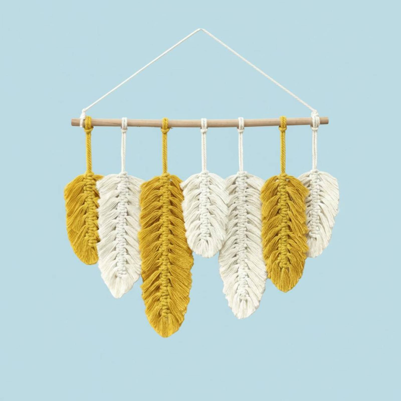 Makrama z piórami, ręcznie rob – Home Textiles And Decor recenzja i cena