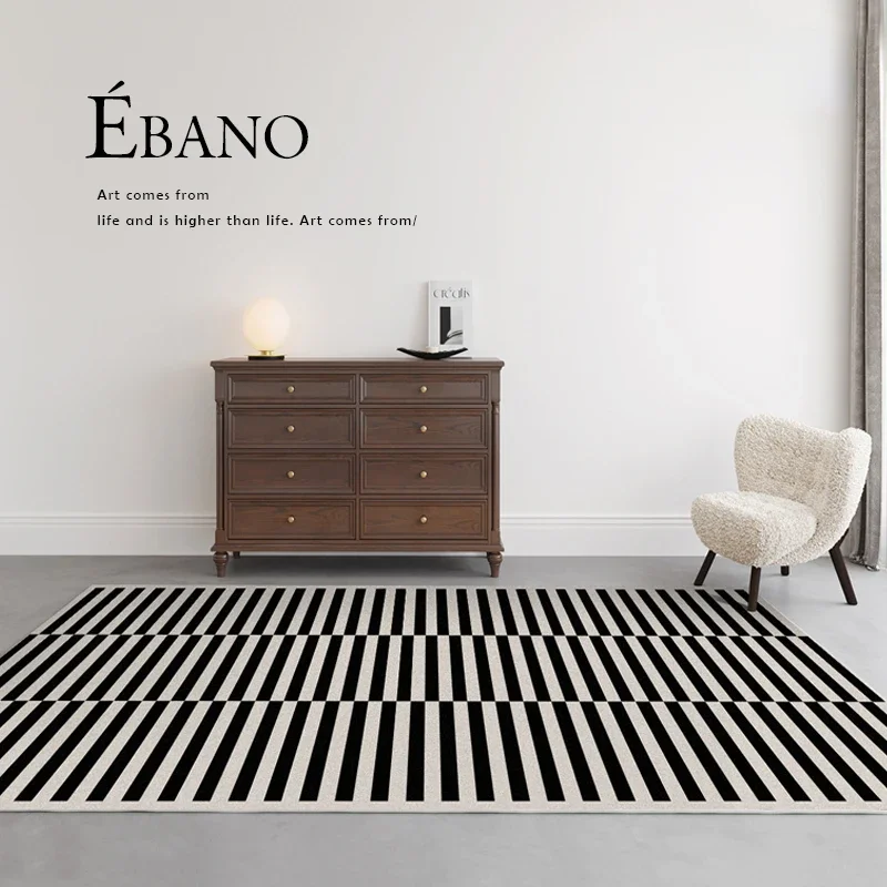 Klasyczny retro czarno-biały p – Home Textiles Plaid recenzja i cena